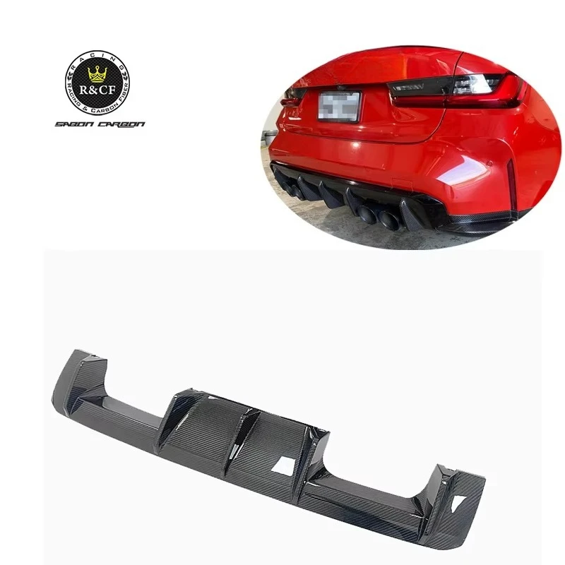 

2020 2021 G80 M3 G82 M4 G83 OEM стиль углеродное волокно задний бампер губ диффузор спойлер для BMW G80 G82 G83