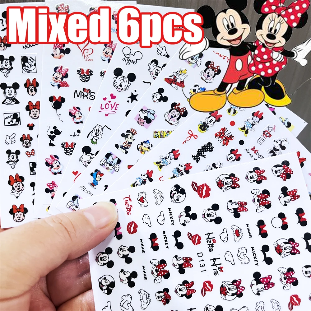 6Pcs/Kit 3D Mixed C…