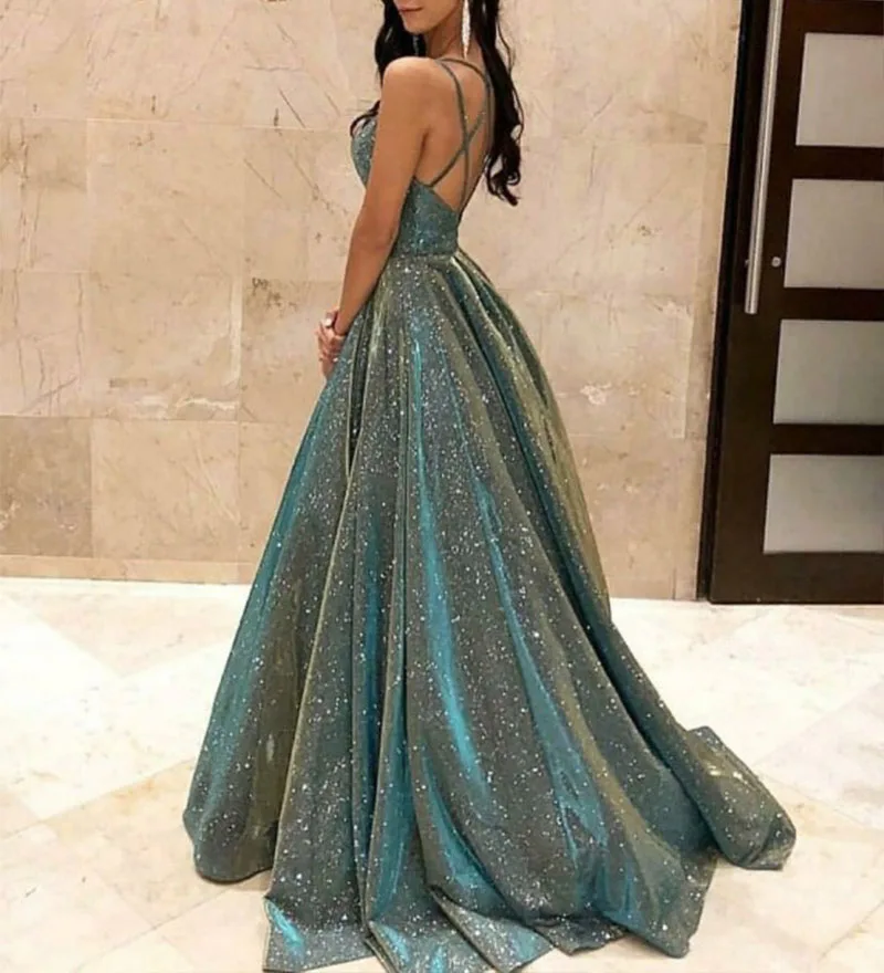 Abito lungo da donna con scollo a V estivo con cinturino sexy Abito lungo elegante senza maniche con scollo all'americana da sera con corsetto Abiti maxi da festa Abiti femminili