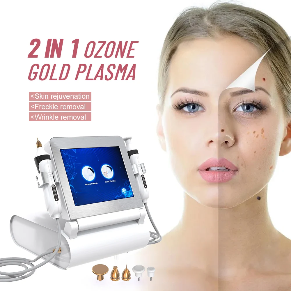 

2 In 1 Plasma Pen Cold Ozone Plasma Machine Fibroblast Jet Plasma Spot Removal Eyelid Lifting Wrinkle Remove Beauty Machine