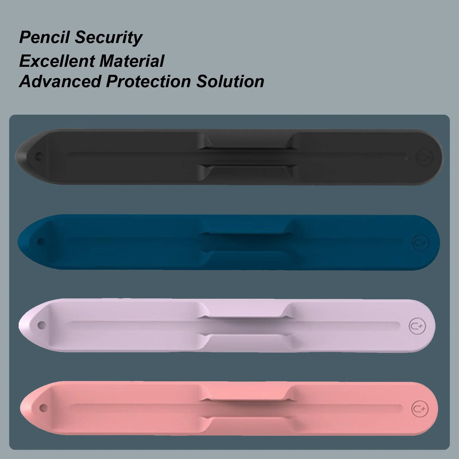 

Держатель для карандашей, силиконовый слот для стилуса для планшета, слот для карандашей Apple 1/2 поколения для Samsung Galaxy Tab S6 Lite S7 S8 S9Ultra