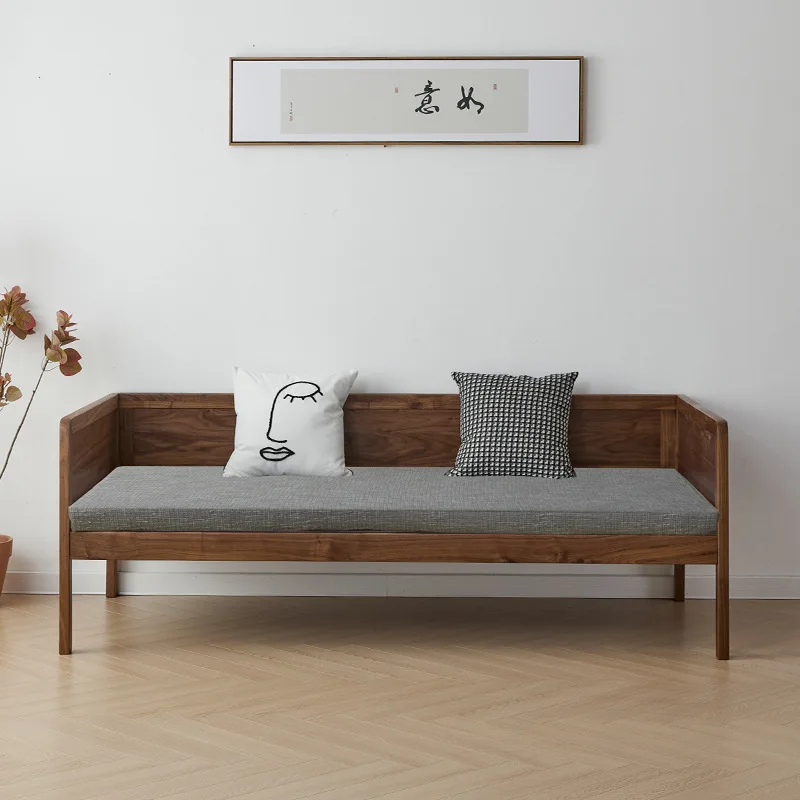 Настраиваемый новый китайский диван-кровать Arhat, простой ретро-кровать для маленькой квартиры, японский развал кровати дзен