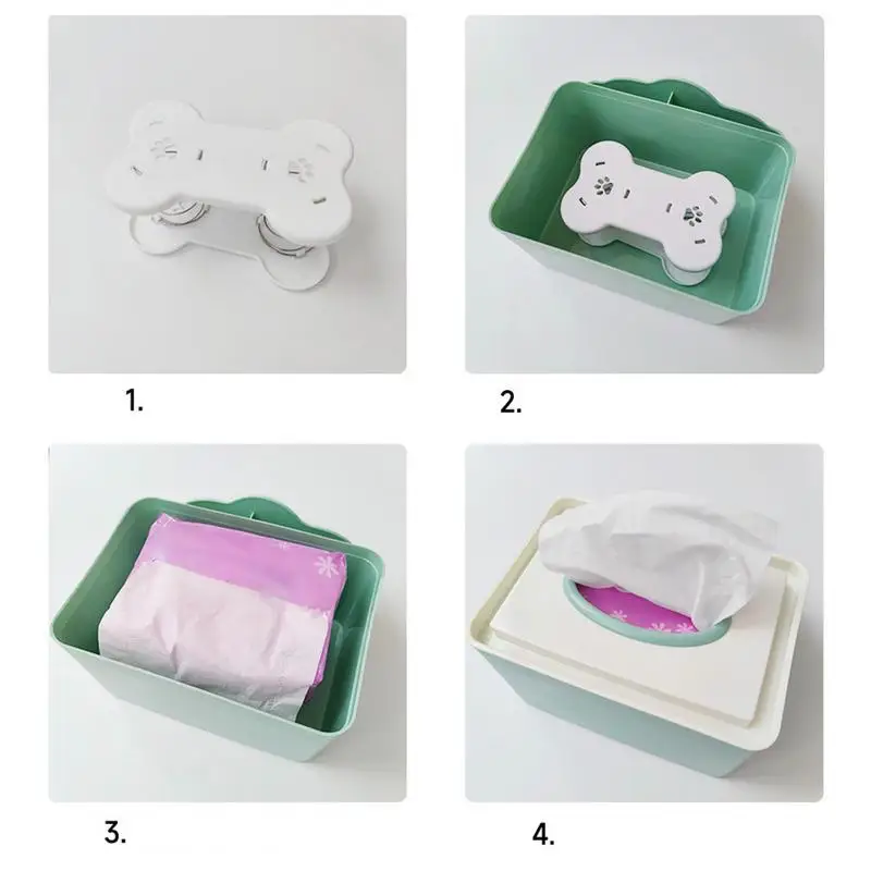 Tissue Box Holder Spring Support Automatic Spring Support Holder Elastic Lifting Device For Offices Home Kitchen Toilet Car