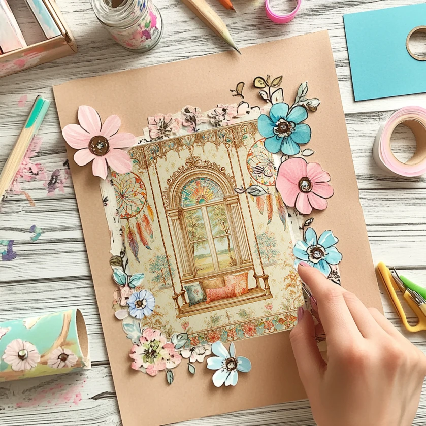 Scrapbookpapierpakket (36 vellen, 6"x6"): Maanfase-afdrukken voor scrapbooking, origami en hemelse junk-tijdschriften.