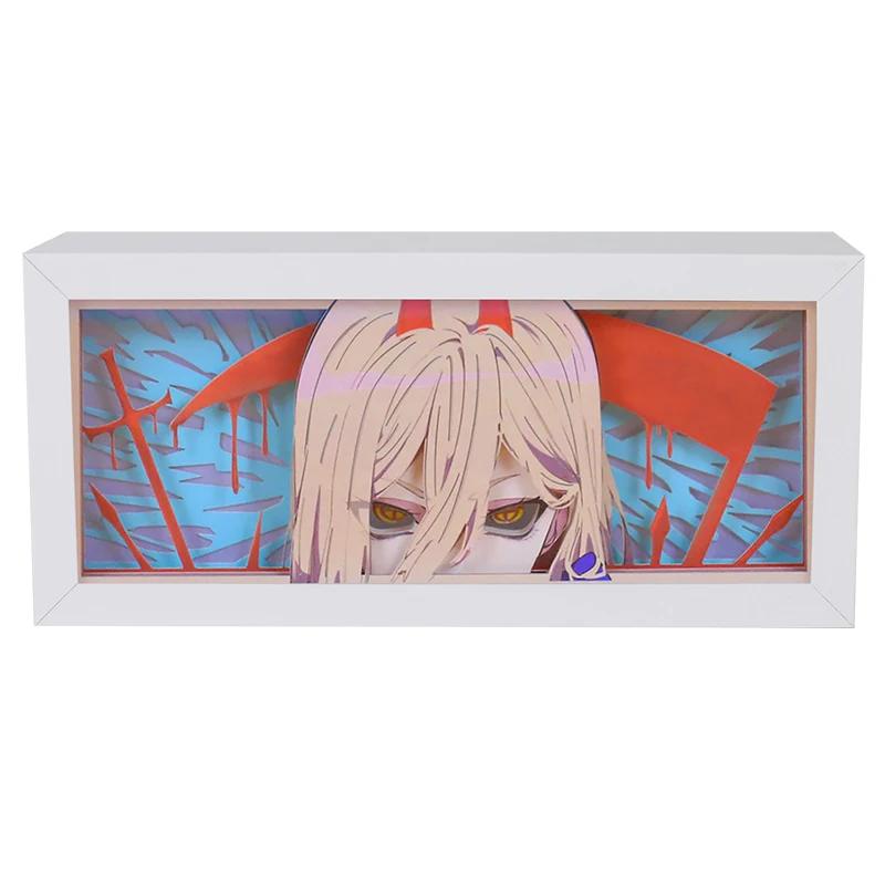 Anime Light Box 3D Shadow Lamp Led Lights Cartoon Paper Cut Light Box Night Lamp For Children Mood Light Room Decor Toys Gift