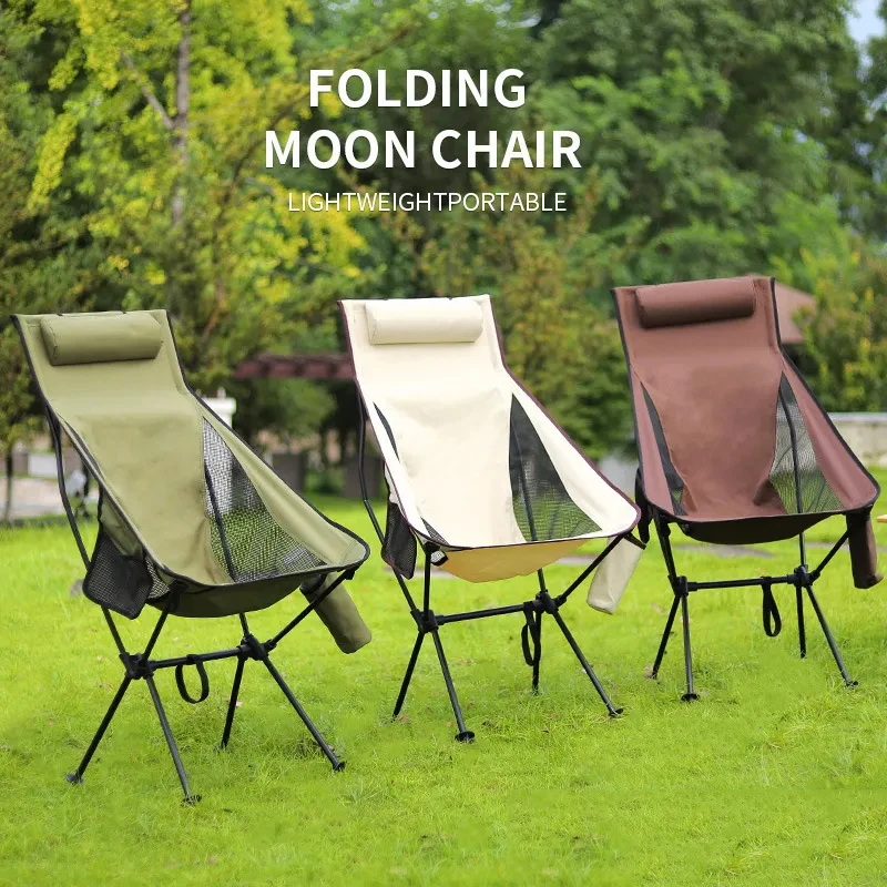 

Folding chair widened outdoor ultra-light aluminum alloy leisure portable sketch beach camping fishing breathable chair