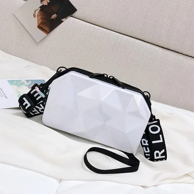 Waterproof Multifunctional Portable Crossbody Hard Shell Square Storage Small Portable Travel Case Toiletries Makeup Bag