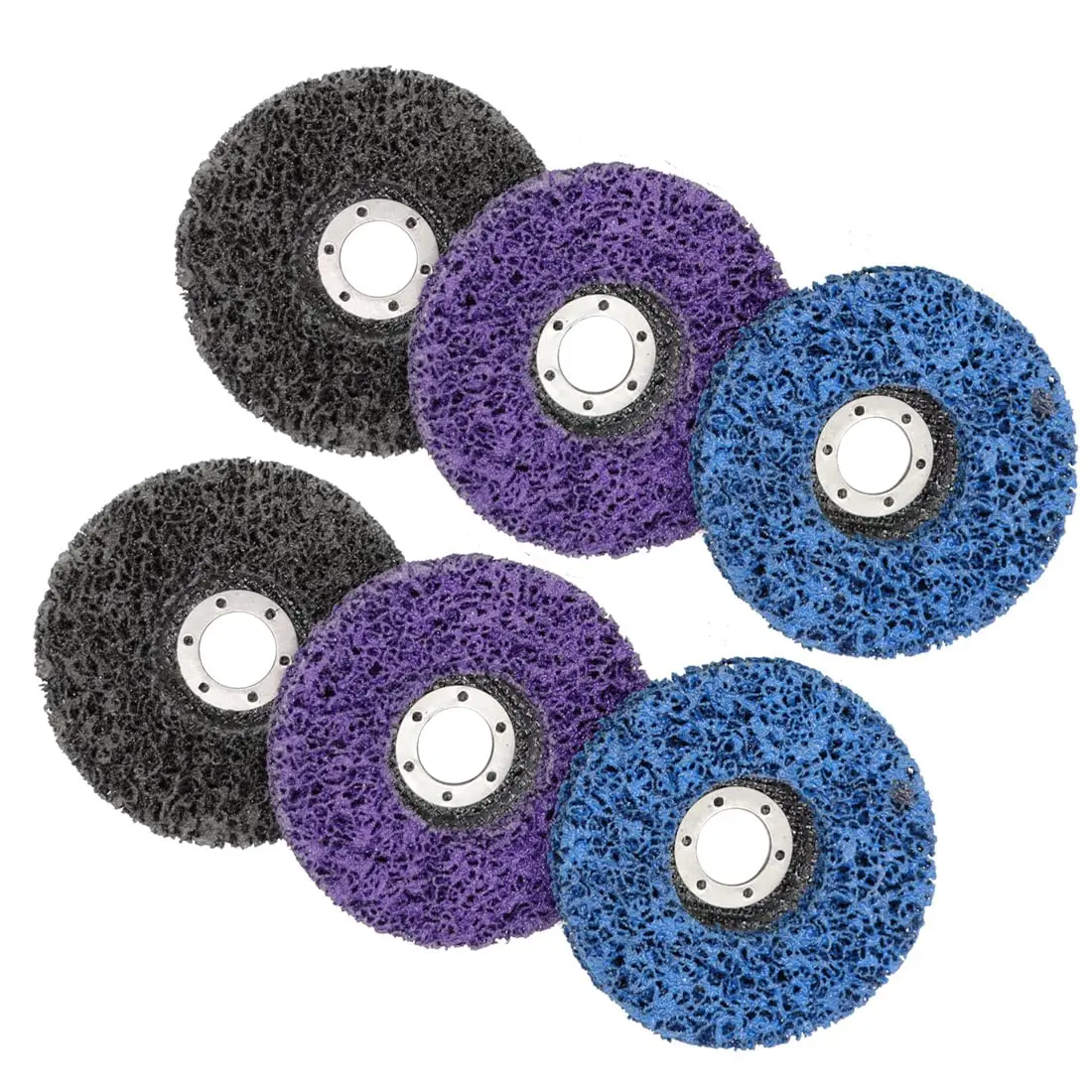 115mm Poly Strip Disc Abrasive Wheel Paint Rust Clean Remover Grinding Wheels for Motorcycles Durable Angle Grinder Accessories