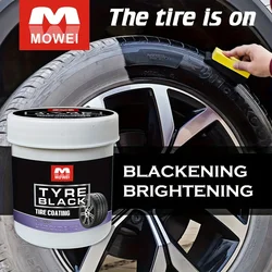 Car Tire Gloss Maintenance Wax, Rust-Proof, Decontamination and Glossy Cream, Suitable for Tire Maintenance