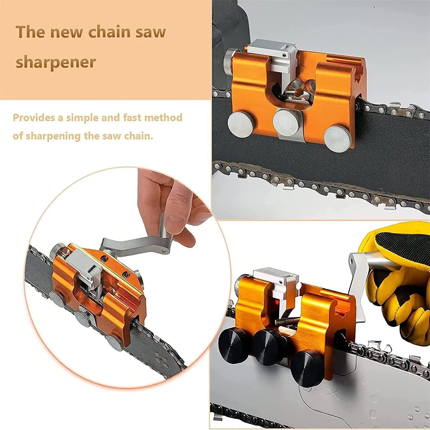 Simple Operation Chain Saw Grinding Tool Simple Portable Chain Saw Grinding Machine Equipment With Grinding Head