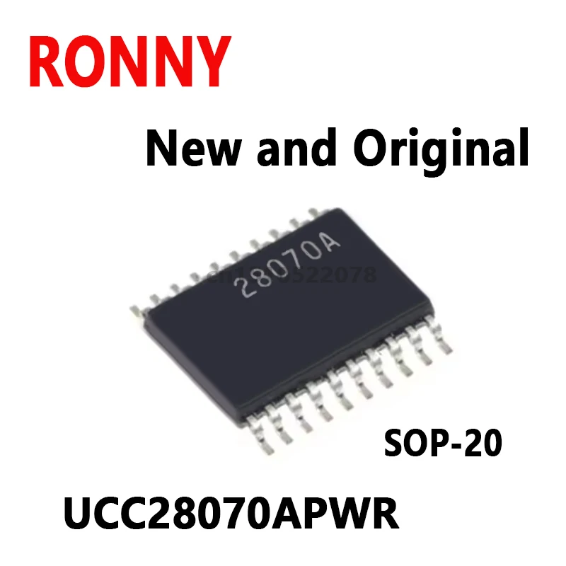 10PCS  New and Original  28070A UCC28070A  sop-20 UCC28070APWR