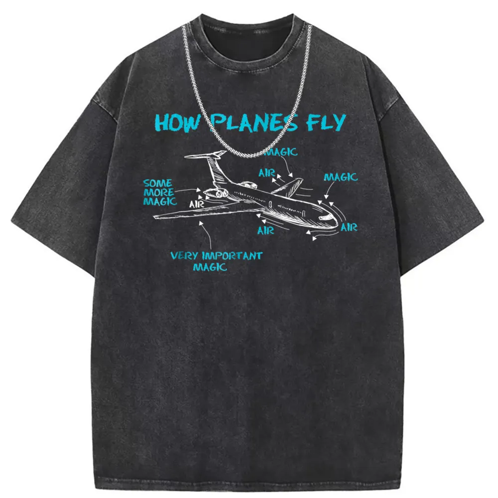 How Planes Fly Funny Aerospace Engineer Engineering T Shirt Newest Normal Long Sleeve Women Sweatshirts Family Clothes