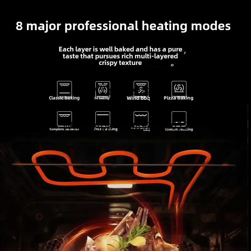 X1  steaming and baking machine embedded steaming oven household three-in-one electric steaming and baking