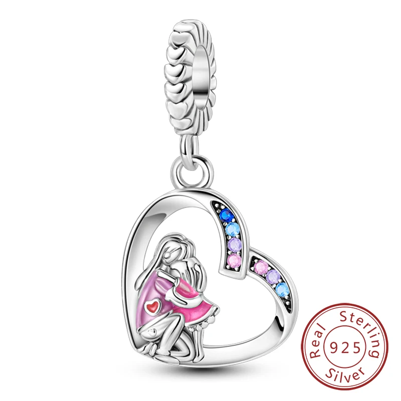 Heißer Verkauf Charm Bead Anhänger 925 Sterling Silber Glühwürmchen Liebe Herz Katzen Hunde Sonnenblumen Charm für Armband Frauen DIY Schmuck Geschenk