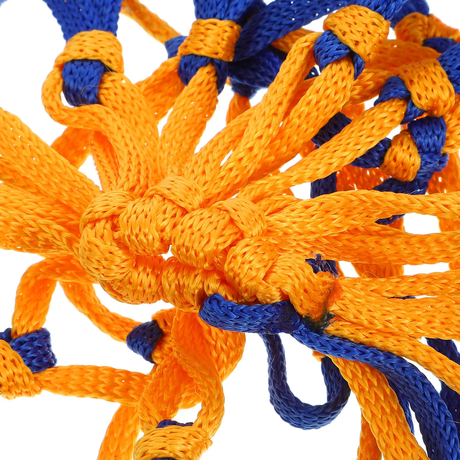 2Pcs Sports Balls Bags Heavy Duty Nylon Ball Netting Bag Portable Basketball Carrier with Long Straps for Outdoor Indoor