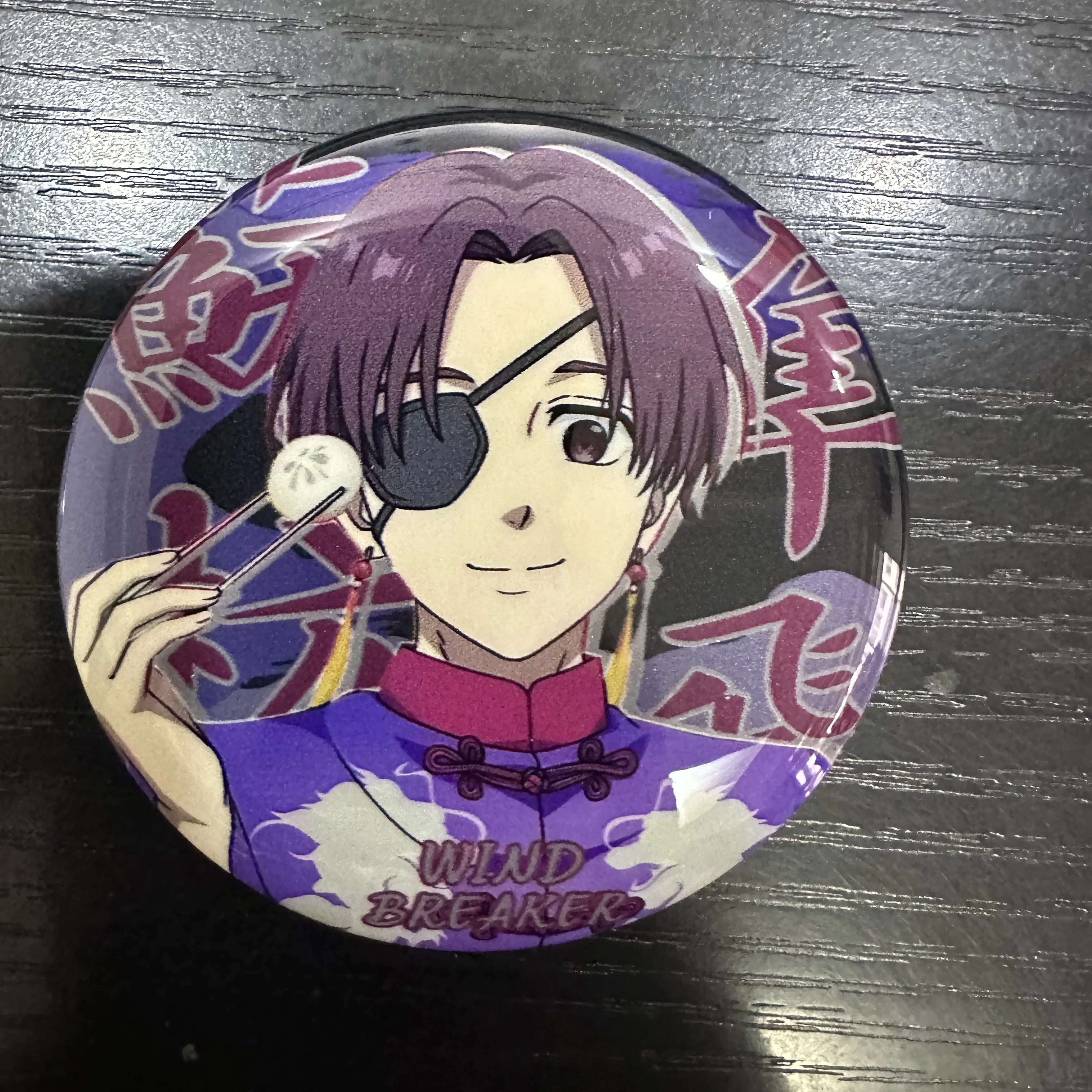 New Anime WIND BREAKER Figure SAKURA HARUKA SUO HAYATO Cosplay Cute Metal Badge Kawaii Bag Pins Fans Christmas Gifts 6CM