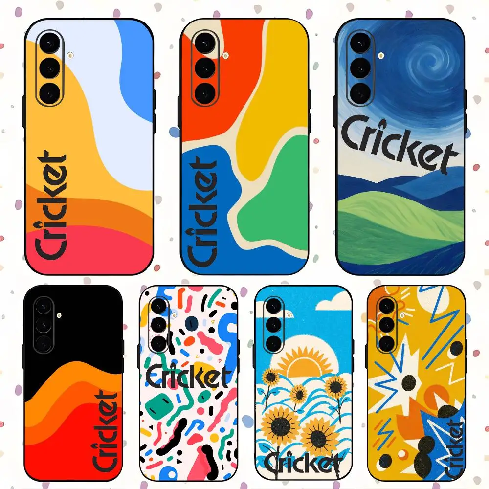 CRICKET Lighter Brand Phone Case For Samsung Galaxy S26 S25 S24 S23 S22 S21 Plus Ultra Fold A Soft Black