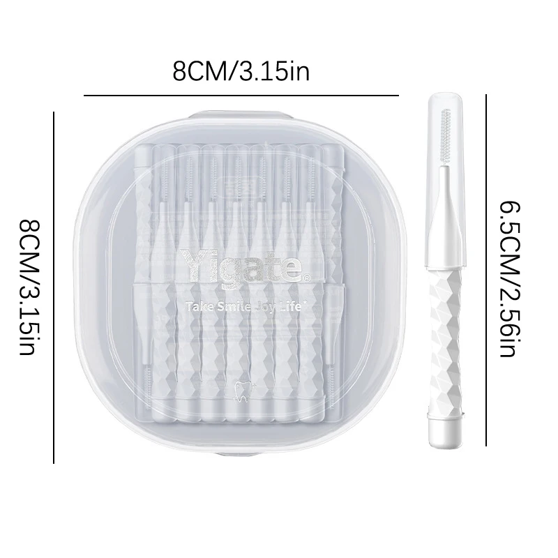 Cepillo de limpieza Interdental de varios tamaños, palo de dientes portátil, herramienta de cuidado de la salud bucal, Limpieza de dientes, residuos de alimentos, 0,4-1,5mm