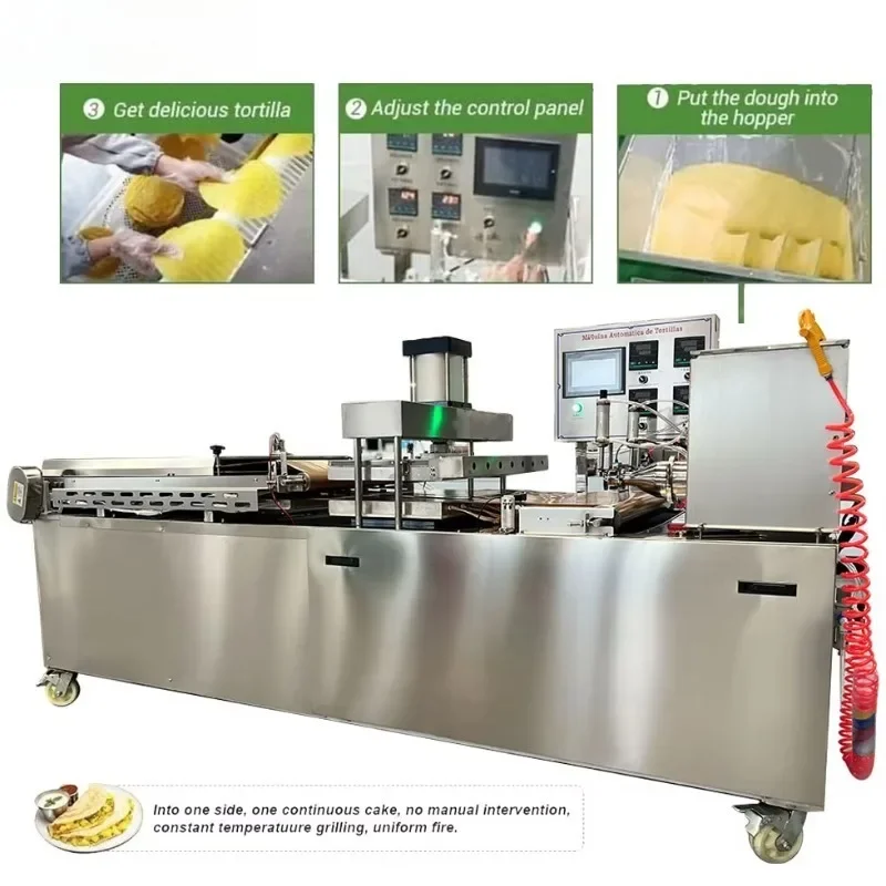FL Tortilla Making Machine Multi-functional Flatbread Shaping Line for Arabic Turkish Flatbread Custom