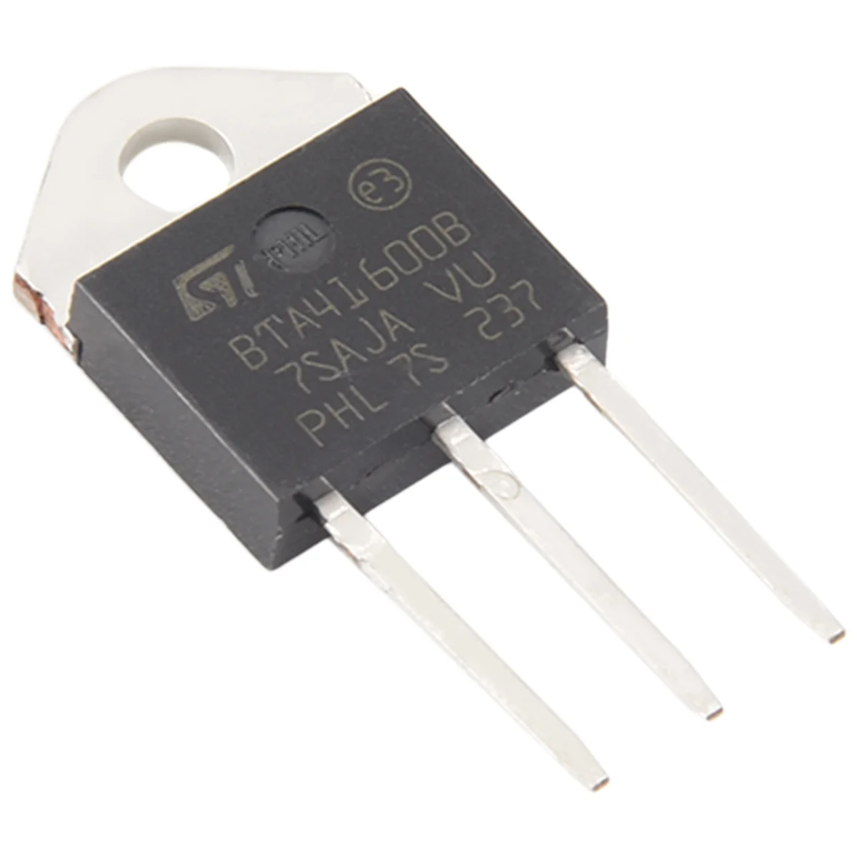 Retificador do controlador do silicone, Triac padrão, BTA41-600B, 600V, 40A