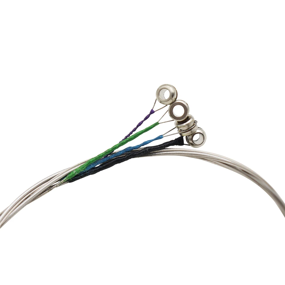 IRIN AV16 Professionelle Violine-Saiten in Verschiedenen Farben (E-A-D-G) mit Nickel-Silber-Umwicklung für 4/4 3/4 1/2 1/4 Musikzubehör – Detail 4