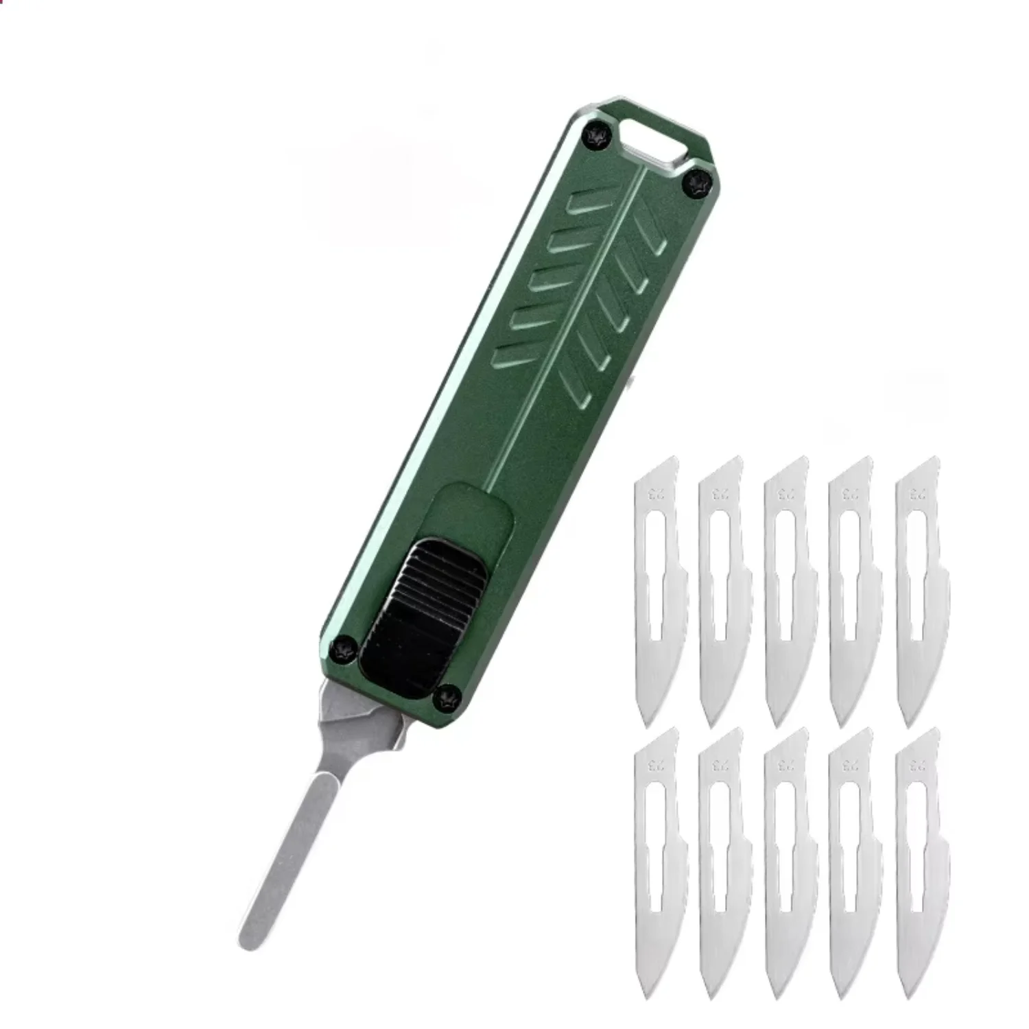 1pc，EDC Box Cutter, open package delivery , outdoor mini body , with blades,  , portable