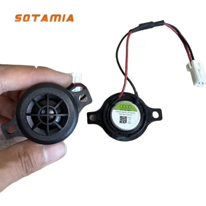 SOTAMIA 2PCS Altavoz de 1.5 Pulgadas, 4 Ohmios, 20W, Neodimio Magnético, Película de Alambre para Estudio, Alta Fidelidad, Altavoz para Auto