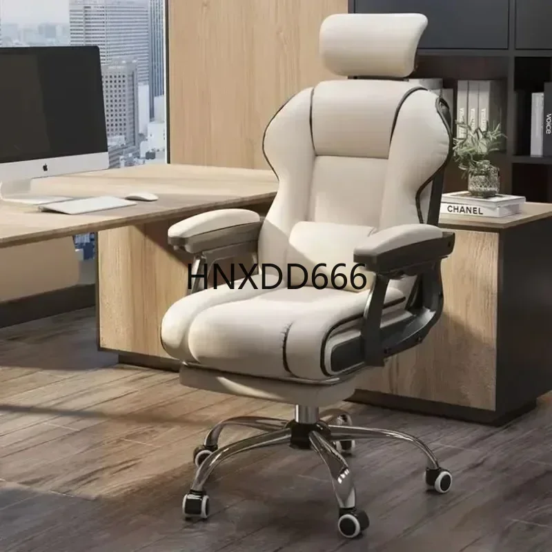 Comfortable Office Computer Chair, University Dormitory Bedroom Living Room Game Live Streaming Chair with Adjustable Backrest
