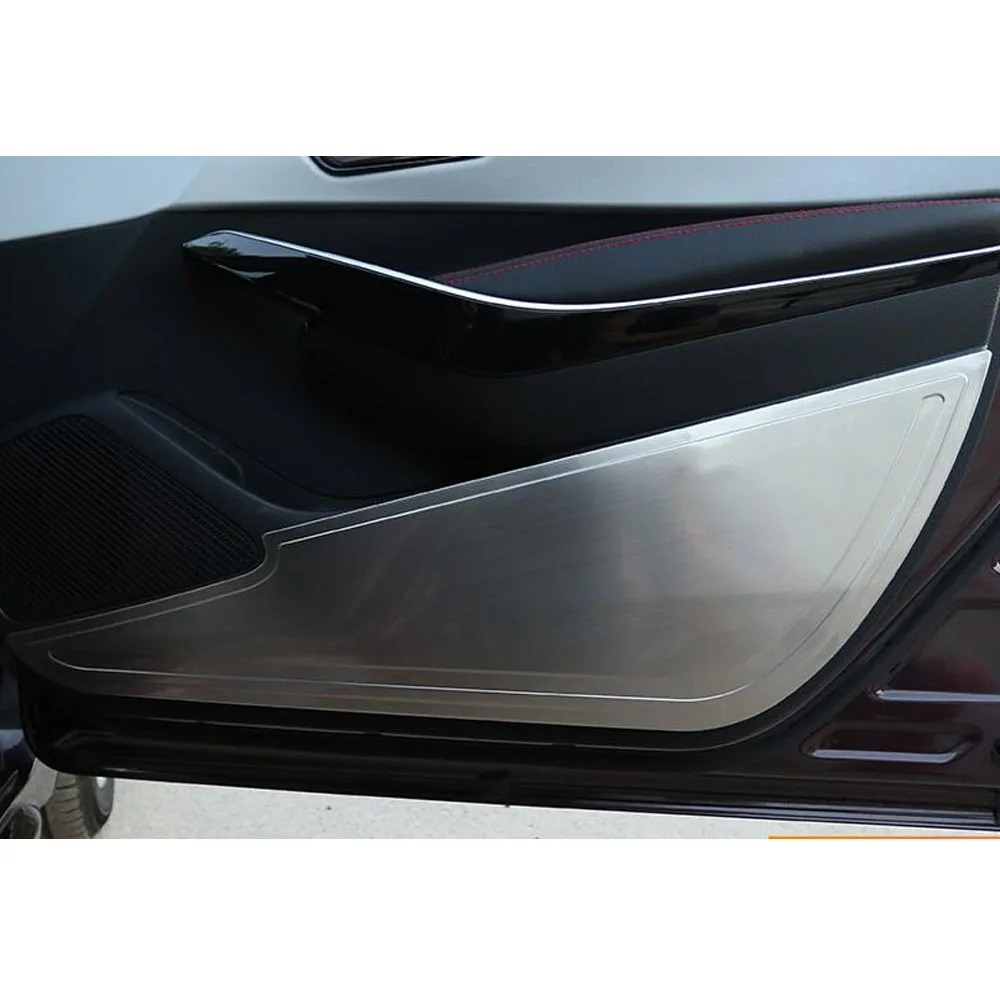 For Toyota Corolla Altis 2019 2020 2021 2022 Car Stickers Inner Door Anti Kick Pad Cover Trim Accessories Decoration Styling