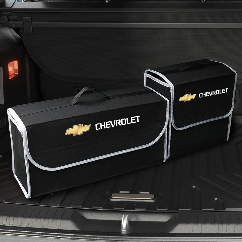 Car Trunk Organizer Box Large Capacity Folding Storage Bag For Chevrolet Captiva Colorado Cruze Spark Malibu Trax Aveo CORVETTE