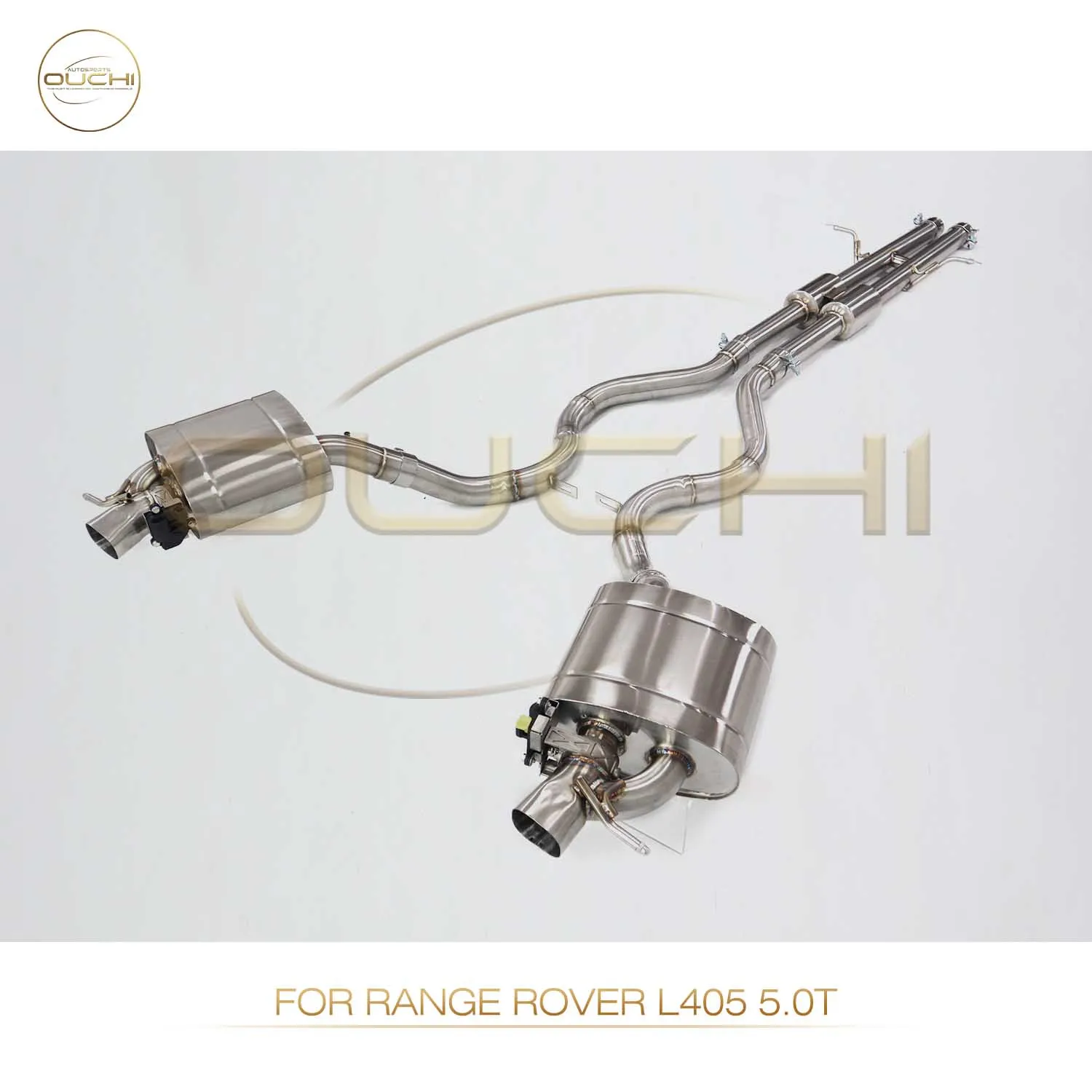 Performance Catback For Range Rover L405 5.0T OUCHI Stainless Steel Exhaust System Muffler With Valve