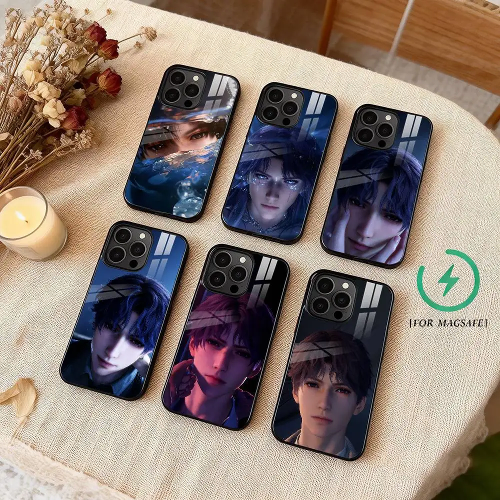 R-Rafayel Love and Deepspace Phone Case For iPhone 17,16,15,14,13,12,Plus,Pro,Max For Magsafe Magnetic Wireless Charge