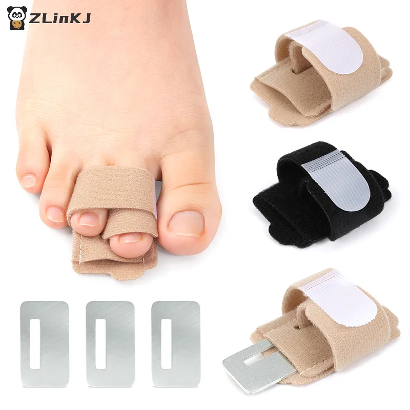 ▶ 1 Stuks Hamer Teen Stijltang Teen Spalken Bandages Voor Corrigeren Hamerteen Scheve & Overlappende Tenen Protector