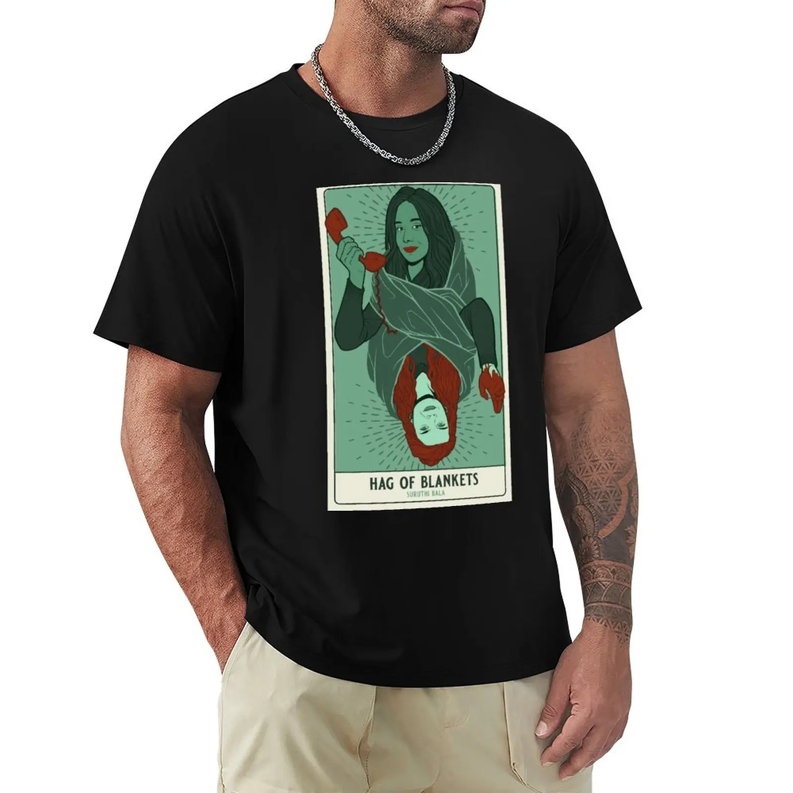 Suruthi the Blanket Hag T-Shirt Festive Simple T-Shirt