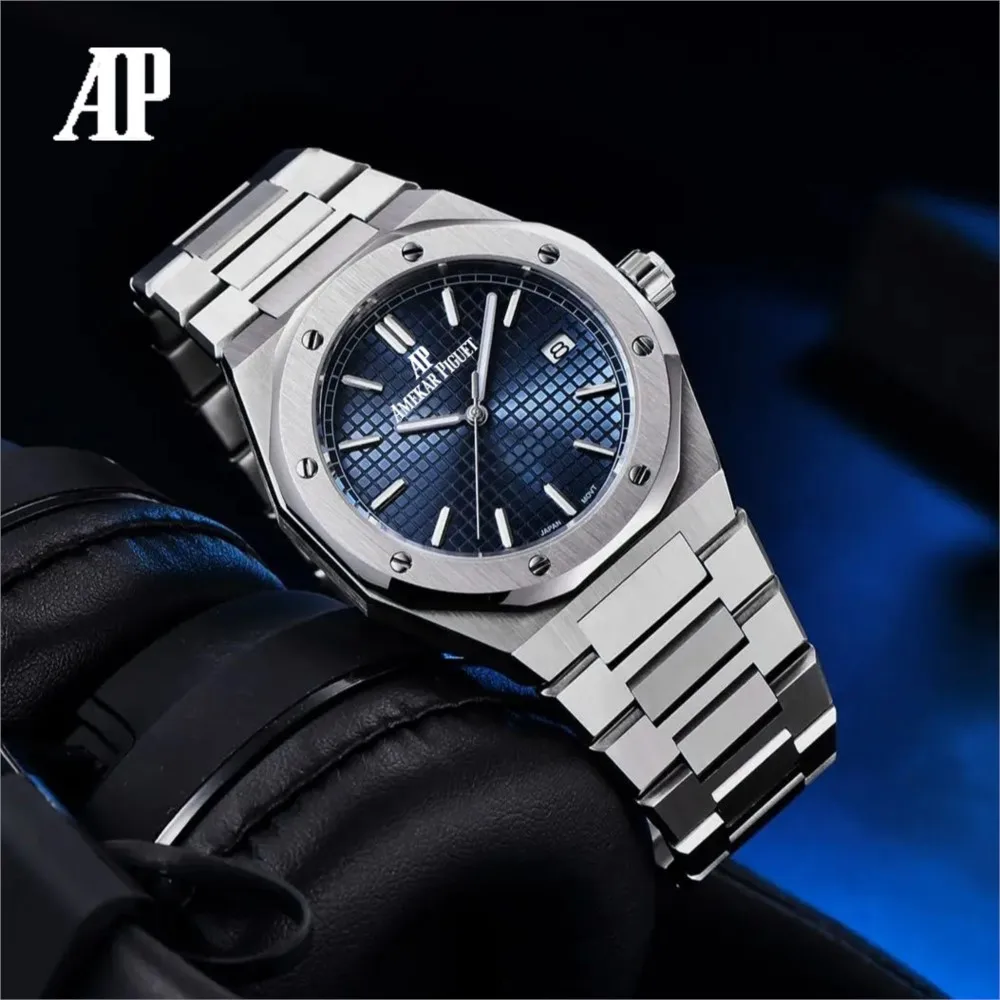 Luxury Brand 2024 Classic Design Business Men\'s Delicacy Automatic Mechanical Watch Sapphire Stainless Steel Waterproof 20Bar