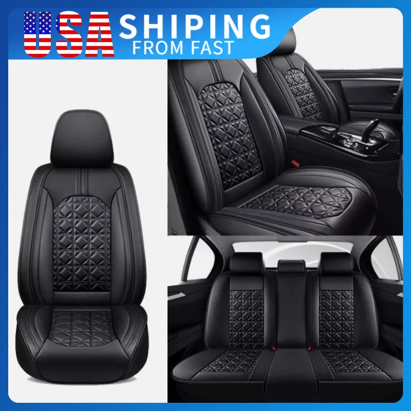 

For Chevrolet Pu Leather Universial Car Seat Cover 5 Seats Front Rear Car Seat Cushion waterproof breathability Durable for Cars