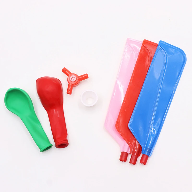 5-10PCS/Set Propeller Balloon Aircraft Creative Colorful Flying Balloon Hands-on Ability Exercise Game Gift for School Class ZYF