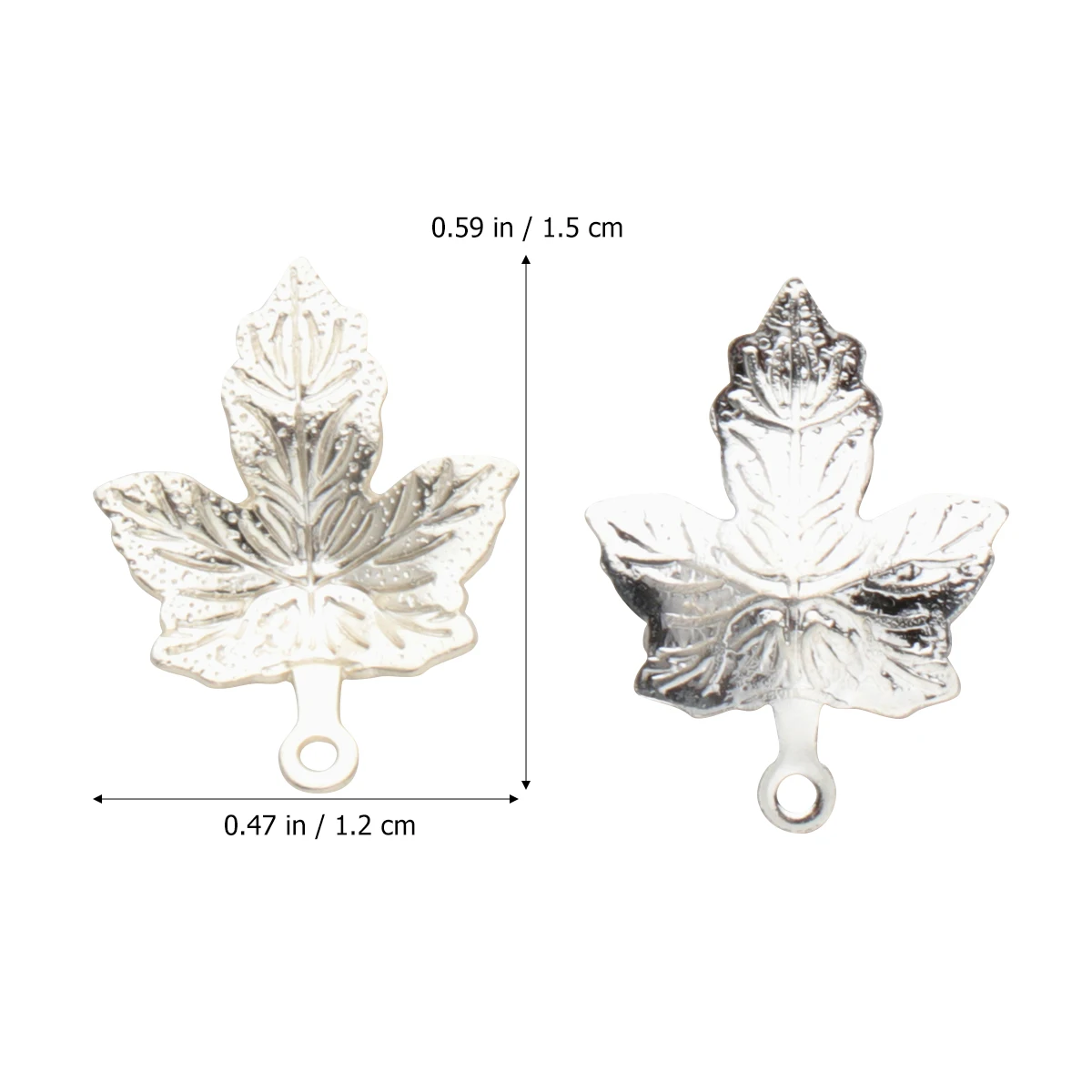 

6 Pcs DIY Charm Pendant Fashion Leaf Jewelry Making Pendants Metal Charms Bracelet