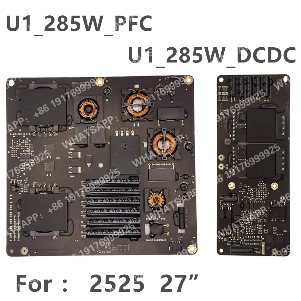 Carte d'alimentation U1-285W-PFC U1_285W_DCDC pour écran de Studio Apple A2525, 27 pouces, affichage Retina 5K, alimentation U1-285W-DCDC A2525 Carte d'alimentation U1-285W-PFC U1_285W_DCDC pour écran de Studio Apple A2525, 27 pouces, affichage Retina 5K, alimentation U1-285W-DCDC A2525
