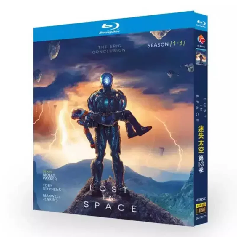Lost in Space: Temporadas Completas 1-3 en Blu-ray, Serie de Ciencia Ficción en DVD
