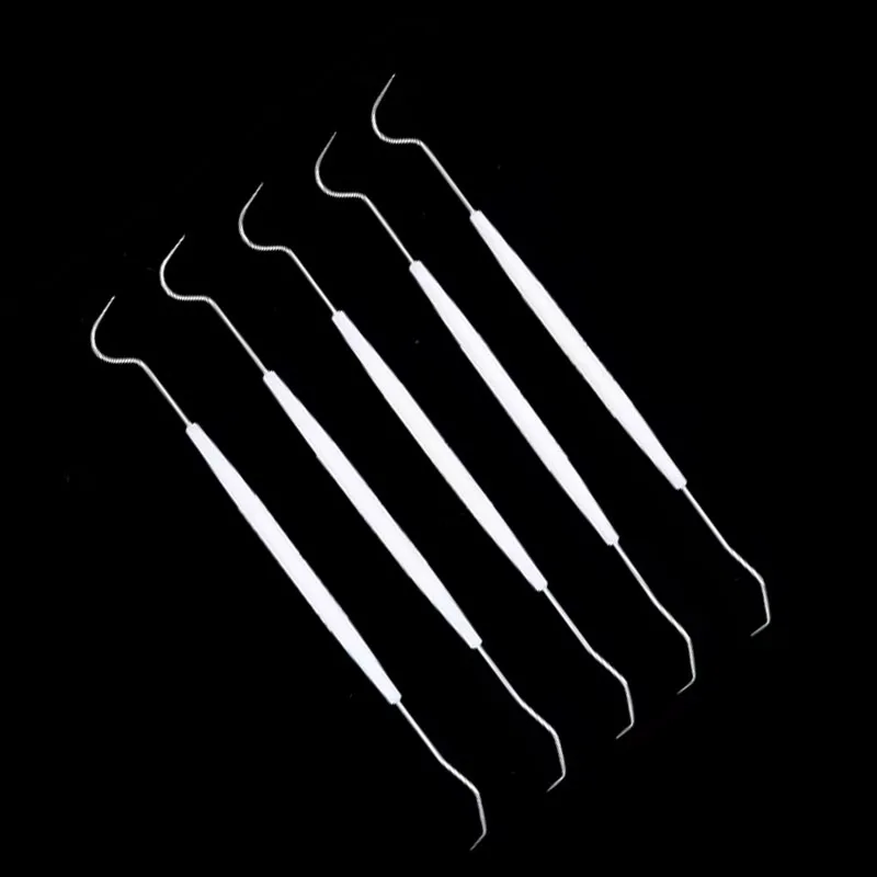 Dental Explorer Probe Double Double heads Stainless Steel Crochet Hook Teeth Cleaning Oral Hygiene Care Dentist Examination tool