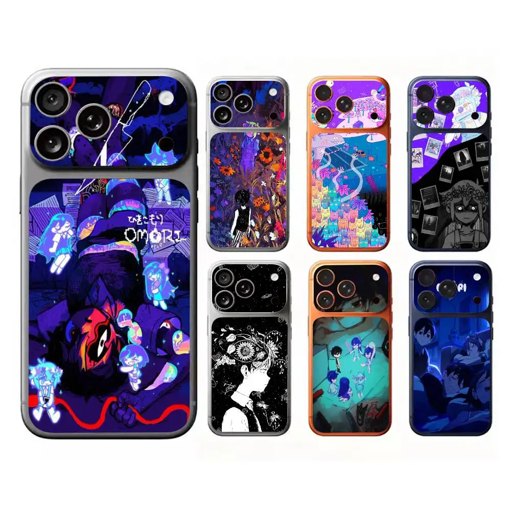 

O-Omori Game Back Cover Decal Protective For Iphone 17 Pro Max Skin Sticker Back Protective Decorative Sticker