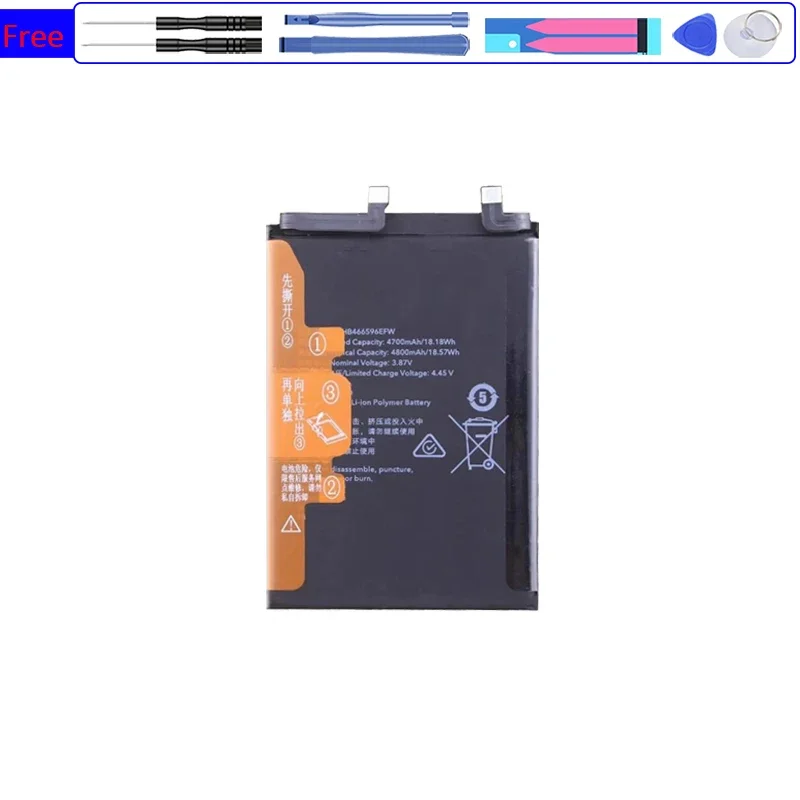 Mobile Phone Battery For huawei Honor Magic 4 Lite 5G HB466596EFW 4700mAh