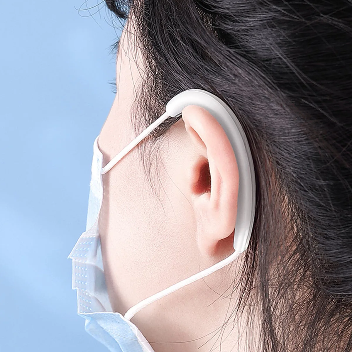 5 /10/20/30pairs-Face mask matching ear hook ear protectors, face mask ear protectors, silicone invisible ear protectors