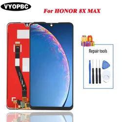 Mobile Phone LCD Display Touch Screen With Frame7.12'' Original  For Huawei Honor 8X Max Digitizer Assembly  AL00 AL10