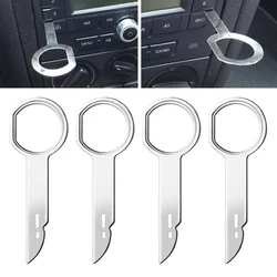 Car Stereo Radio Removal Keys CD Tool for Renault Wheel Clio Megane Laguna Scenic TwinGo Emblem Badge