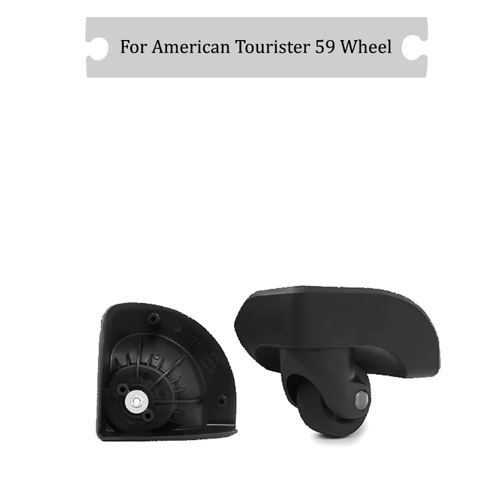 

Для American Tourister 59, универсальное колесо, черный сменный чемодан, вращающиеся, бесшумные, гладкие, амортизирующие аксессуары, колеса