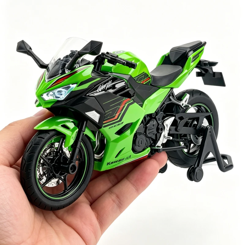

1:12 400 Toy Motorcycle Models Alloy Diecast Motorbikes Shock Absorption Rubber Tires Model Toys Gift