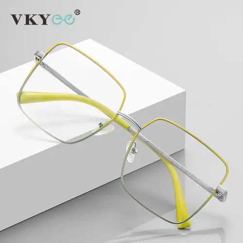 VICKY, gafas de lectura recetadas rectangulares de alta calidad para hombres y mujeres, miopía, hipermetropía, gafas ópticas antiluz azul 3089