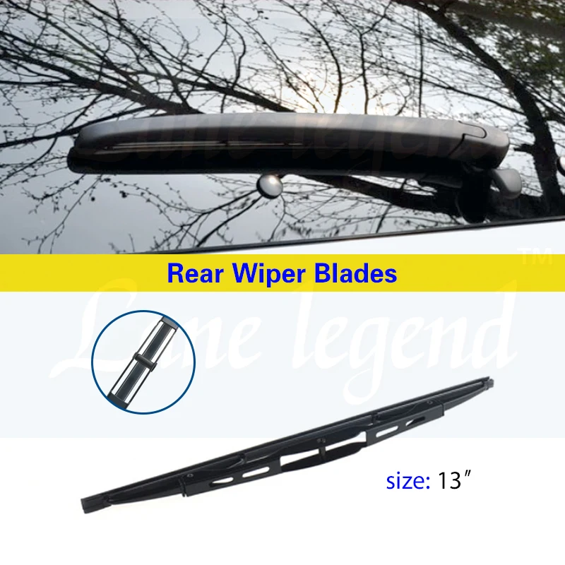 Car Wiper 13" Rear Wiper Blade For KIA Sportage JE/KM 2004 - 2010 Windshield Windscreen Tailgate Window Wiper Car Accessories